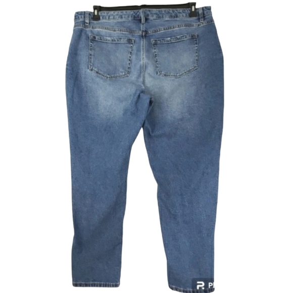 Lane Bryant Flex Magic Waistband Signature Fit Distressed Boyfriend Jeans--Sz.18 - Picture 10 of 12